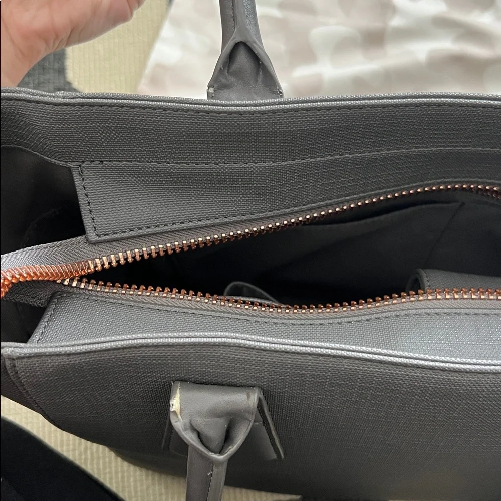 Dagne Dover Graphite Grey Signature Tote Bag